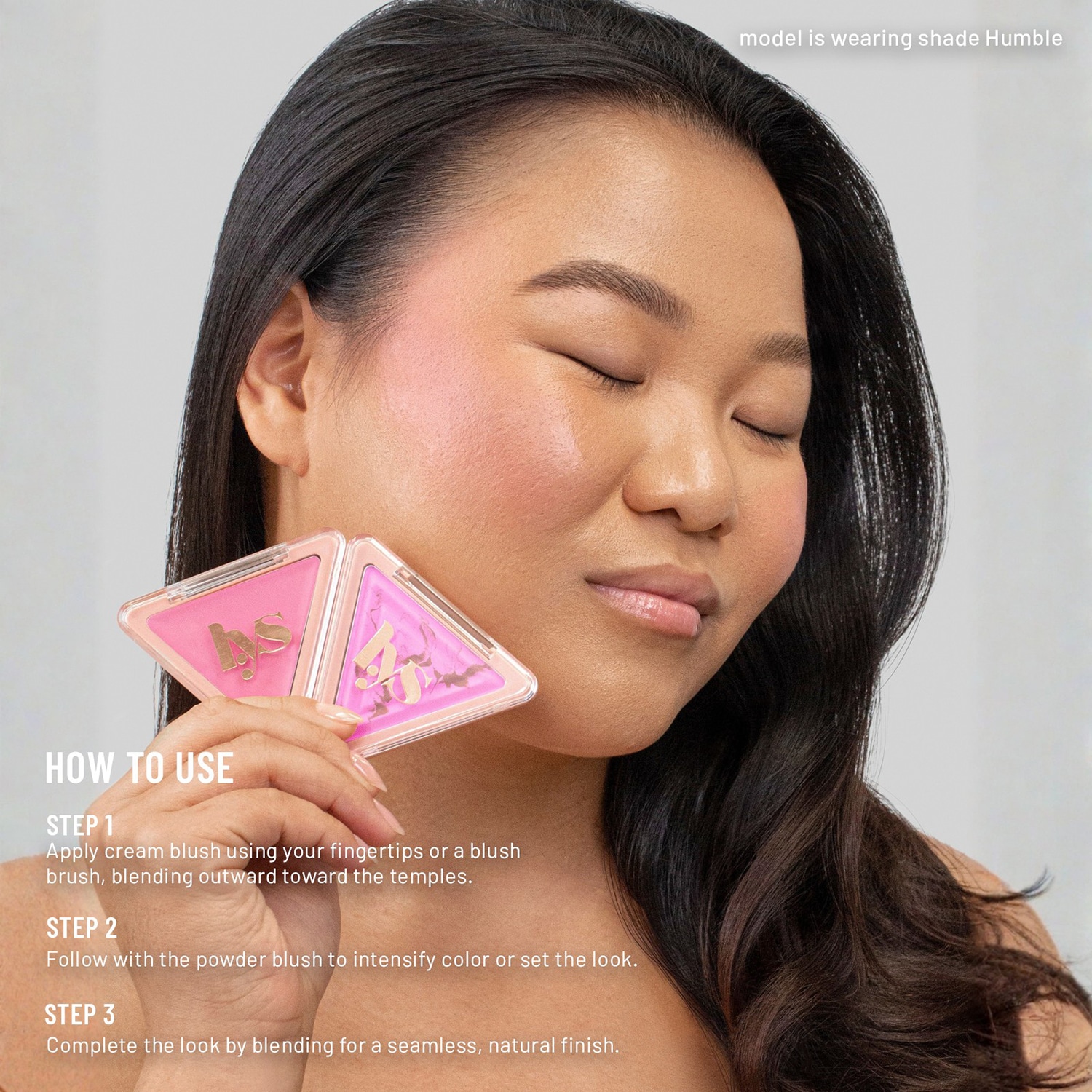 Higher Standard Longwear Multidimensional Blush Duo - Cream and Powder Blush Duo