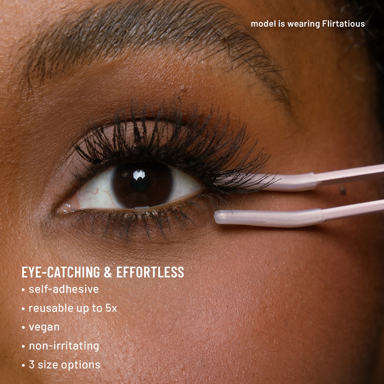 Uplifted Press & Go Lashes - Pre-Glued Lash Clusters
