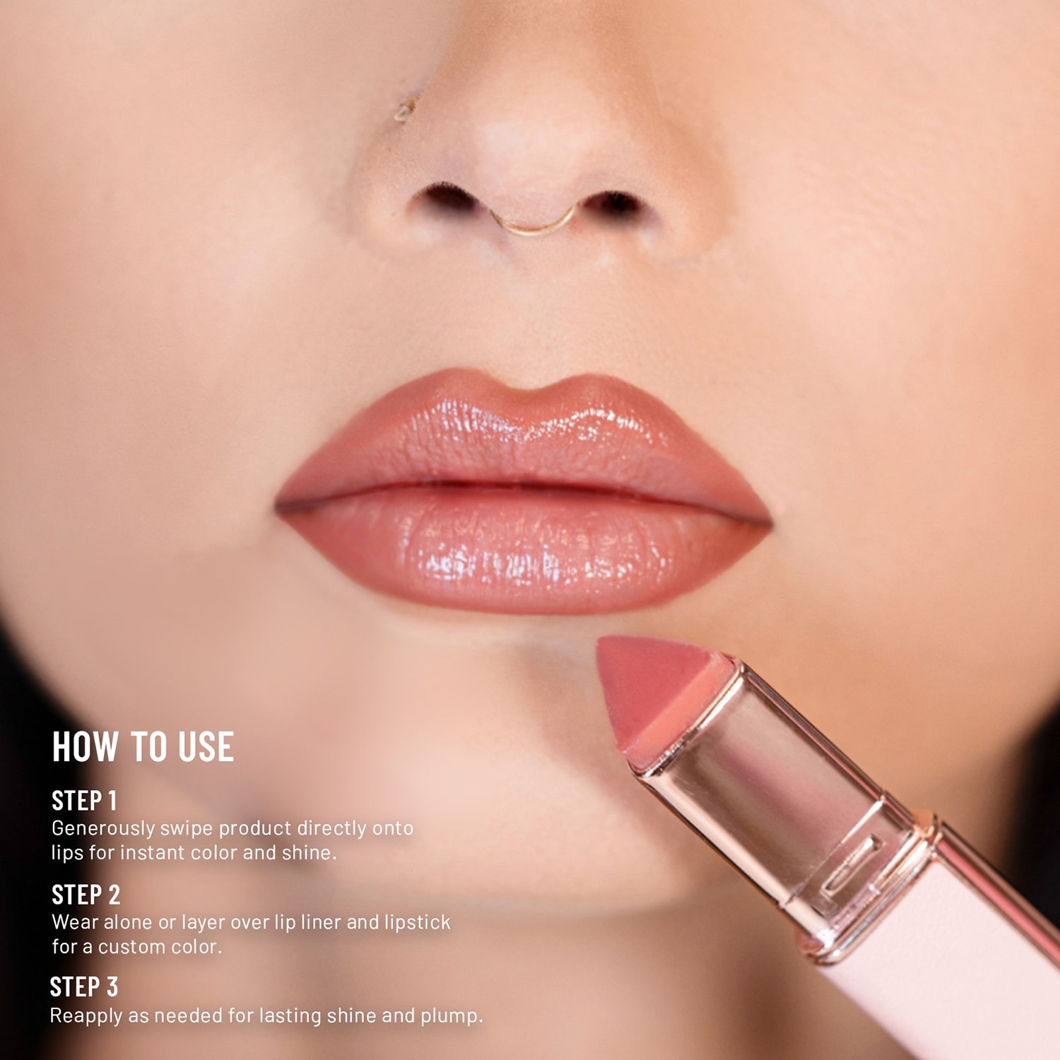 Speak Love Lip-Plumping Glossy Lip Balm