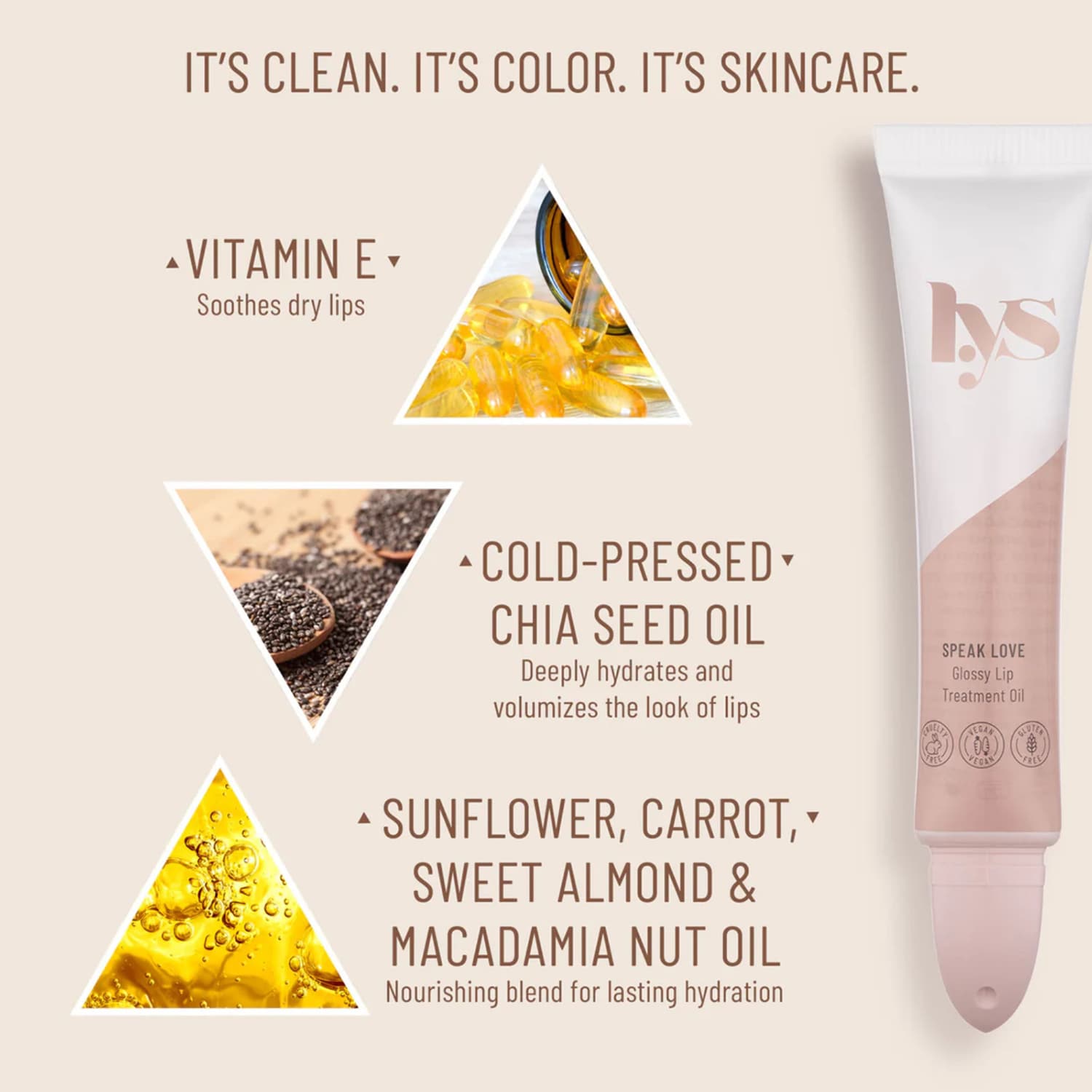 Speak Love Glossy Lip Treatment Oil - Hydrating Lip Oil