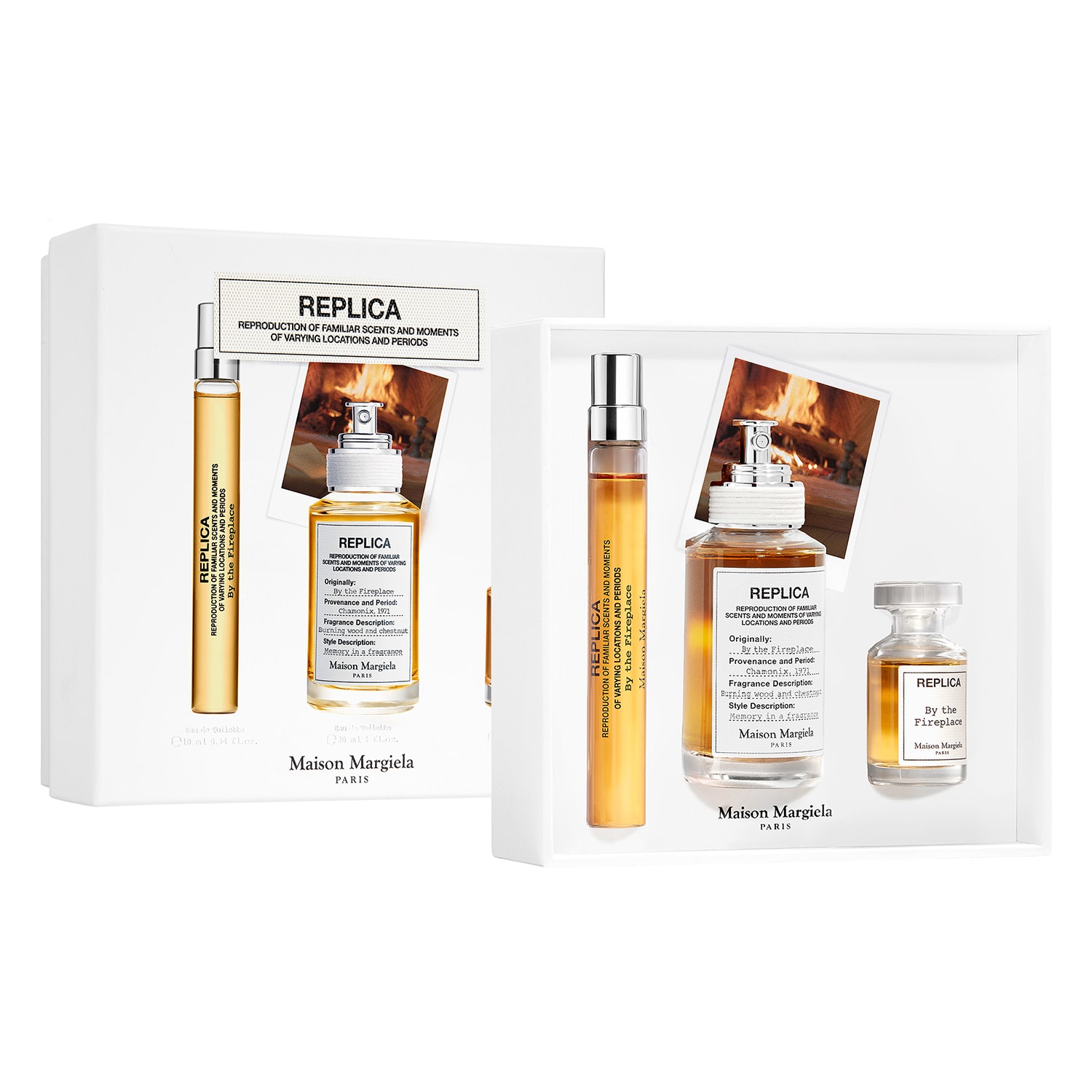 MAISON MARGIELA REPLICA SET EDT BY THE FIRE PLACE 30ML+10ML+7ML