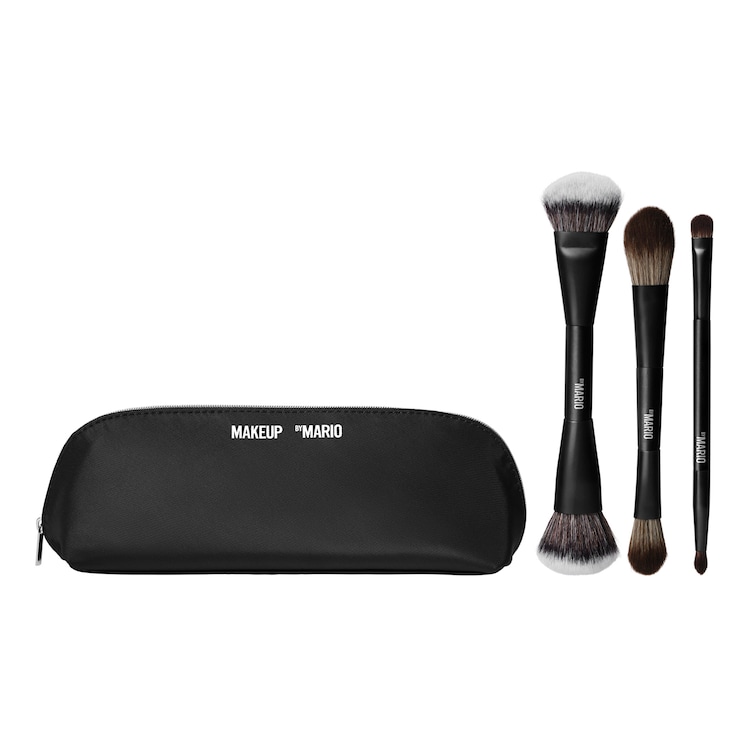 Mario's Face & Eye Brush Trio - Coffret Pinceaux Teint et Yeux