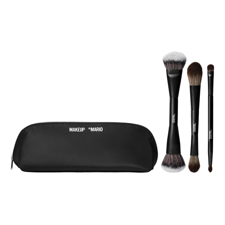 Mario's Face & Eye Brush Trio - Coffret Pinceaux Teint et Yeux