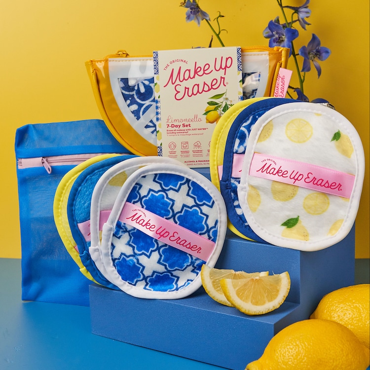 Limoncello 7-Day Set – Återanvändbara våtservetter för sminkborttagning