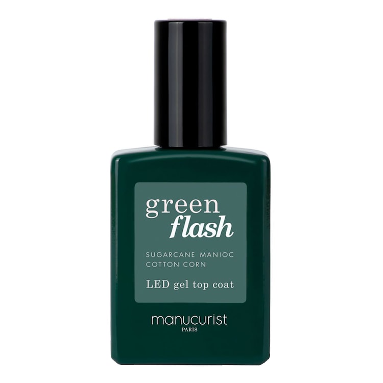 Vernis Green Flash - Lakier półpermanentny Top coat