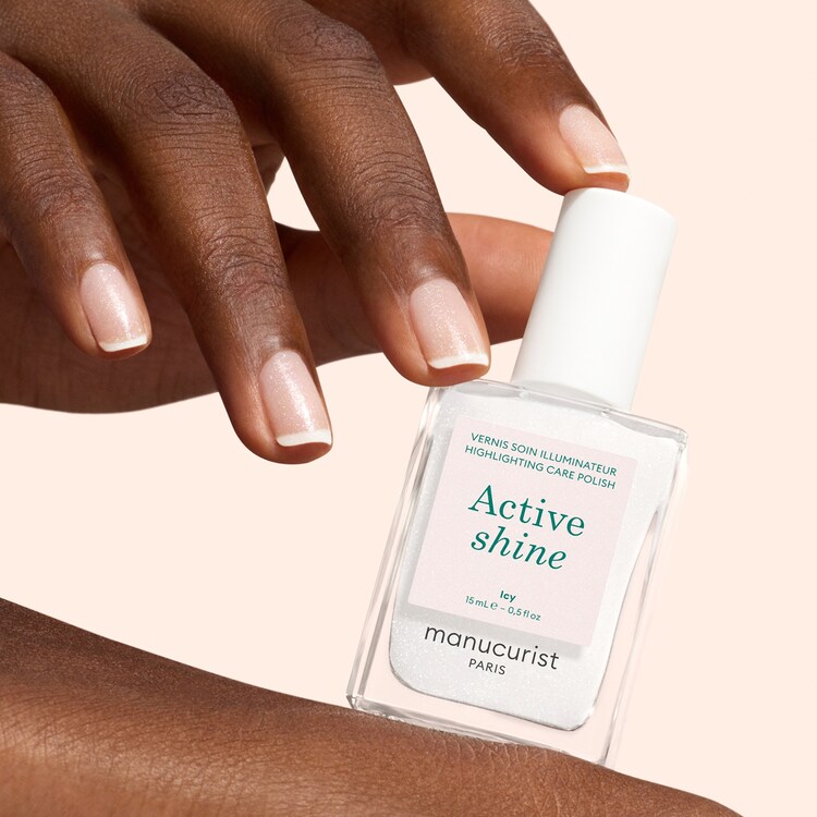 Active Shine Icy - Smalto trattamento riparatore finish lattiginoso madreperla