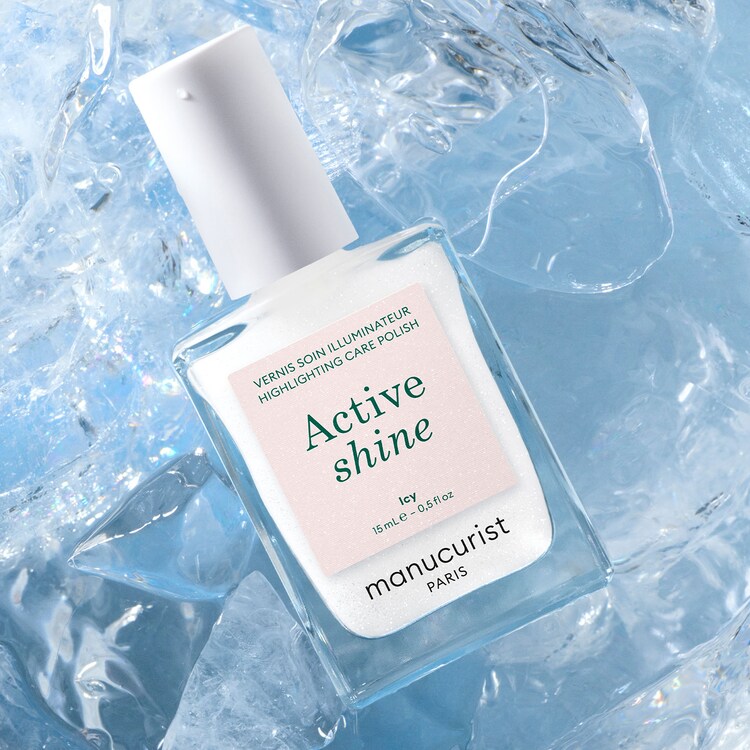 Active Shine Icy - Smalto trattamento riparatore finish lattiginoso madreperla