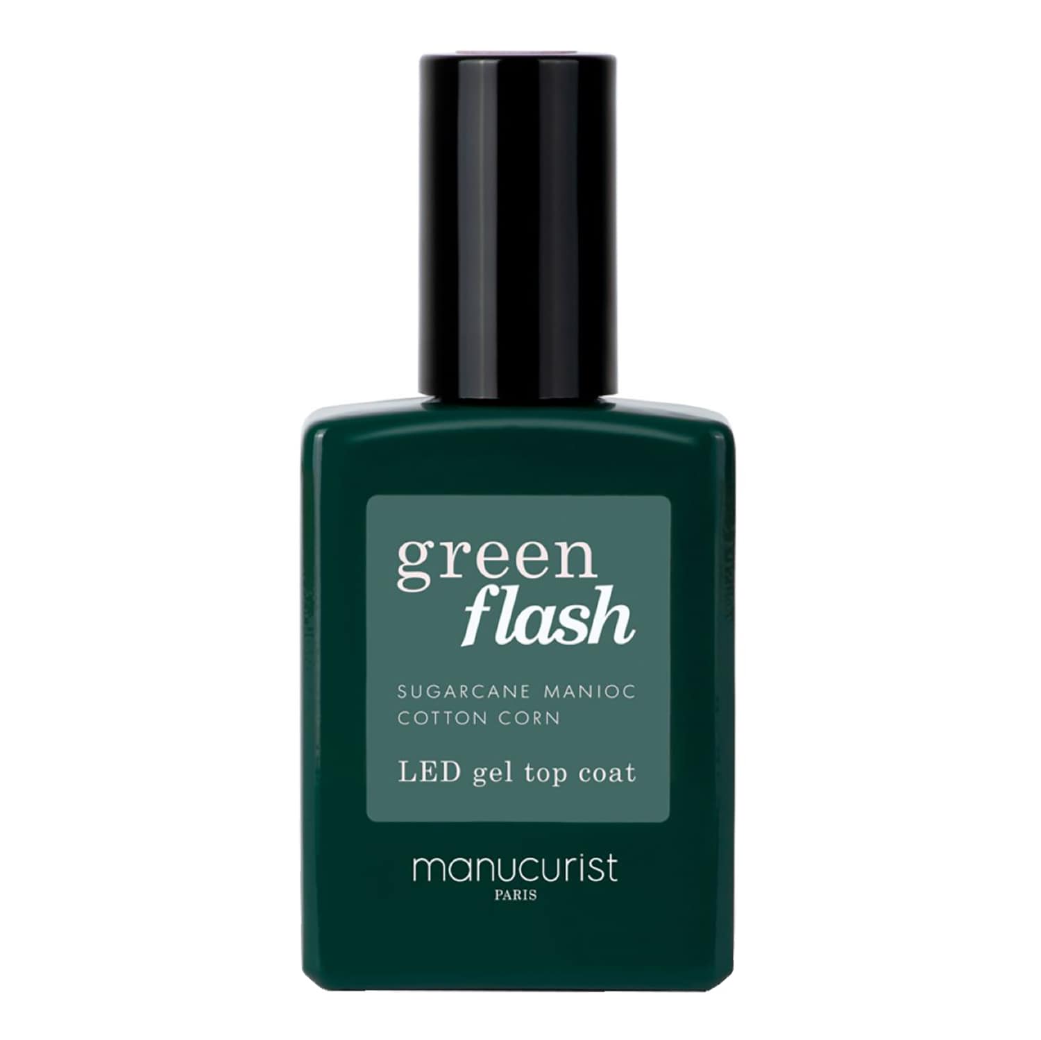 Manucurist Nagellack Green Flash - Semi-permanenter Nagellack Top Coat