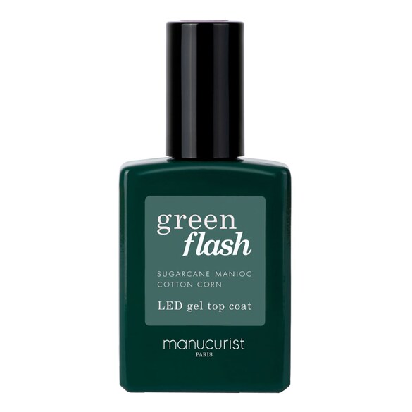 Manucurist - Smalto Green Flash - Smalto Semipermanente Top Coat - green Flash - Top Coat 15 Ml - Donna