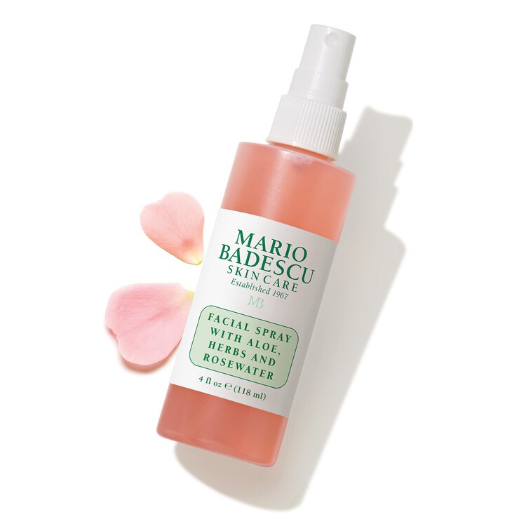 Spray visage à l'aloe vera, aux plantes aromatiques et à l'eau de rose