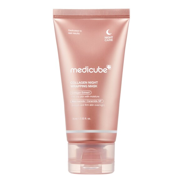 Collagen Night Wrapping Mask - Učvr&scaron;ćujuća i noćna maska za blistavu kožu, MEDICUBE