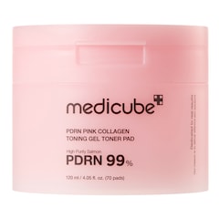 PDRN Pink Collagen Toning Gel Toner Pad - Opstrammende og str&aring;lende ansigtspude, MEDICUBE