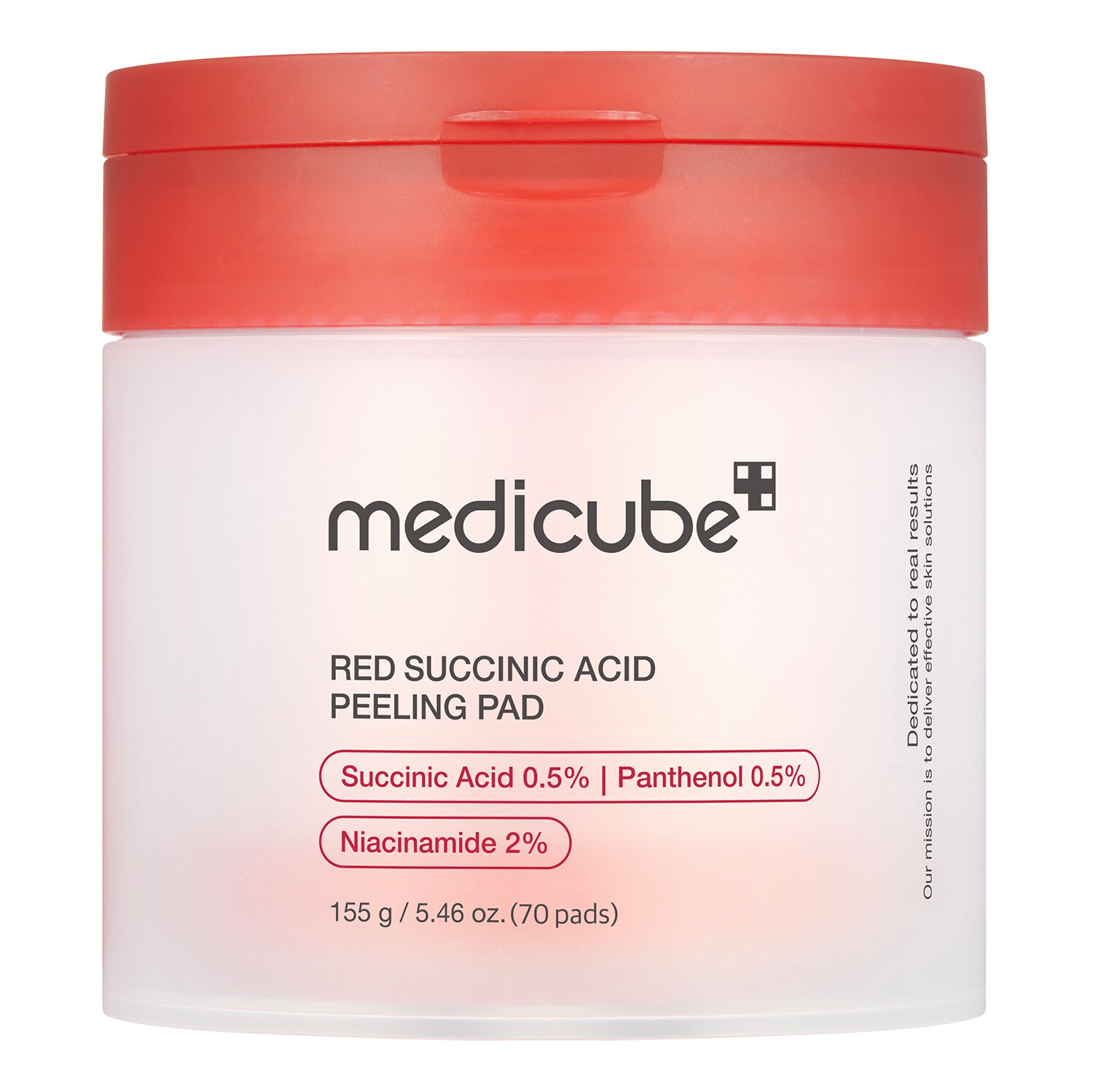 medicube Red Succinic Acid Peeling Pad exfoliační polštářky pro problematickou pleť 70 ks