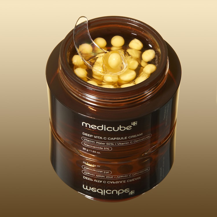 Deep Vita C Capsule Cream - Crema facial iluminadora