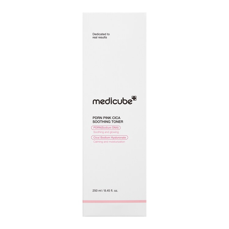 PDRN Pink Cica Toner Apaisant - Loção tonificante iluminadora para o rosto