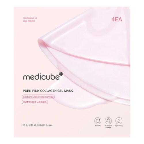 MEDICUBE - PDRN Pink Collagen Gel Mask – Masque gel hydratant et régénérant pour le visage