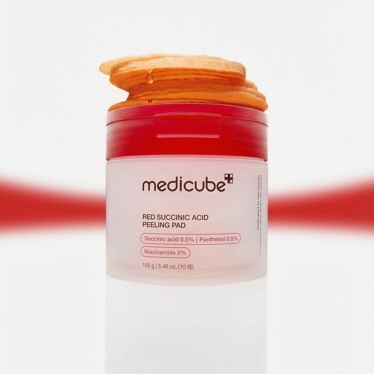 Red Succinic Peeling Pad - Pads προσώπου κατά των ατελειών