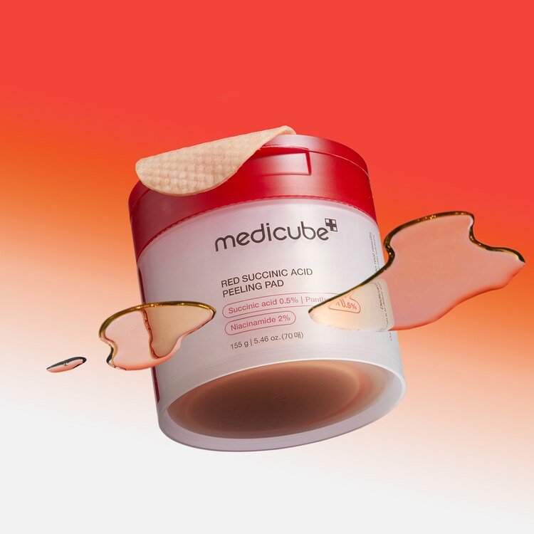 Red Succinic Peeling Pad - Pads προσώπου κατά των ατελειών