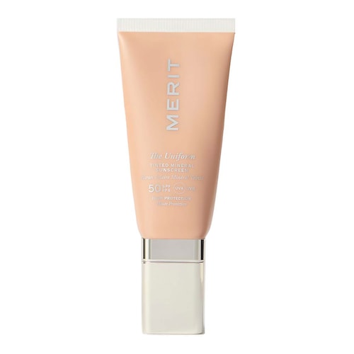 The Uniform - Flytande tonat mineraliskt solskydd SPF 50