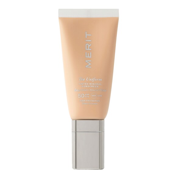 The Uniform - Tonirani mineralni fluid za sunčanje SPF 50, MERIT BEAUTY