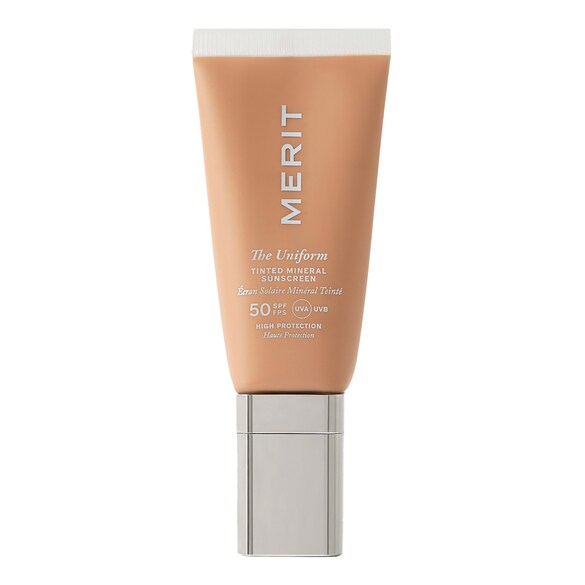 The Uniform - Tonirani mineralni fluid za sunčanje SPF 50, MERIT BEAUTY
