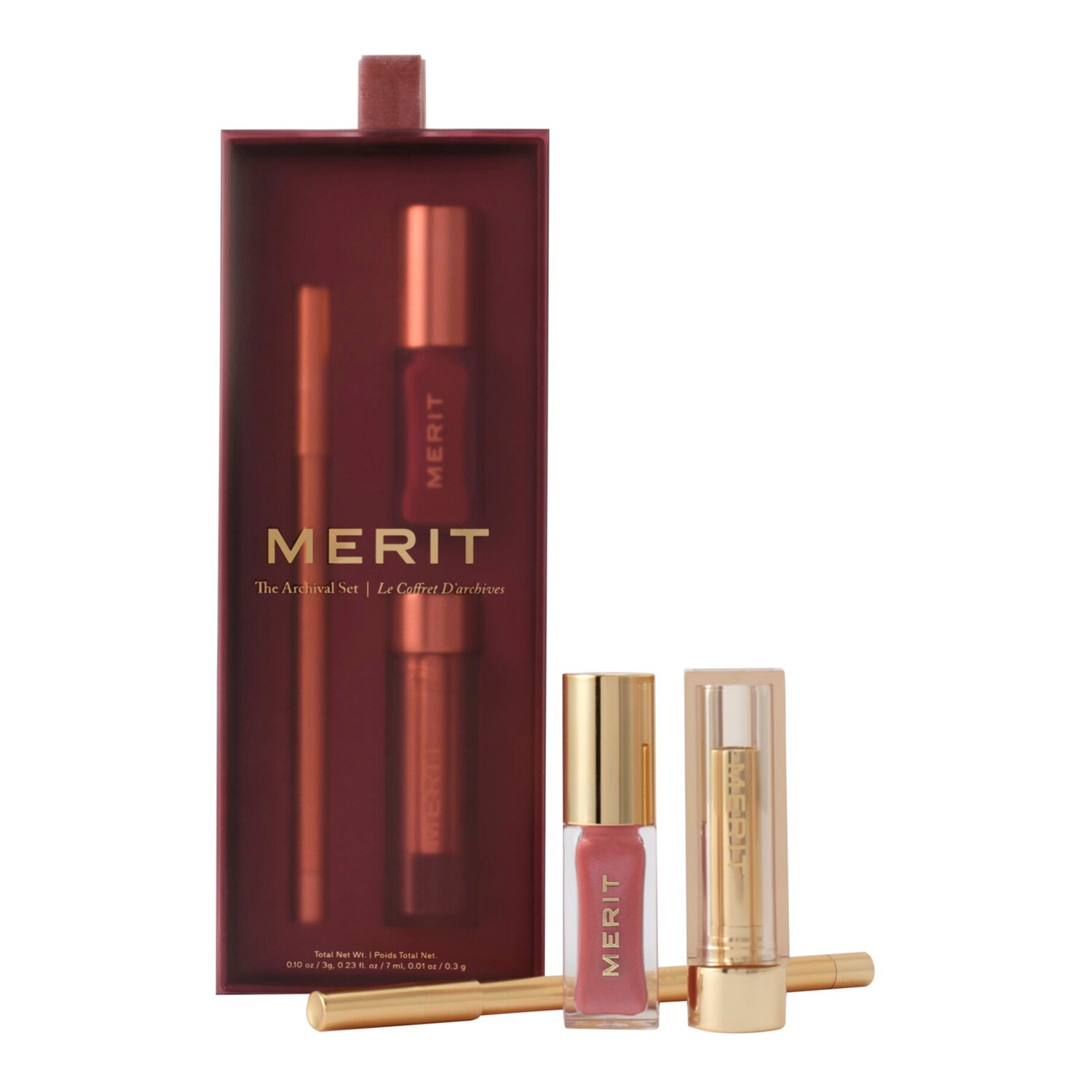 MERIT BEAUTY - The Archival Set – Sada líčidel