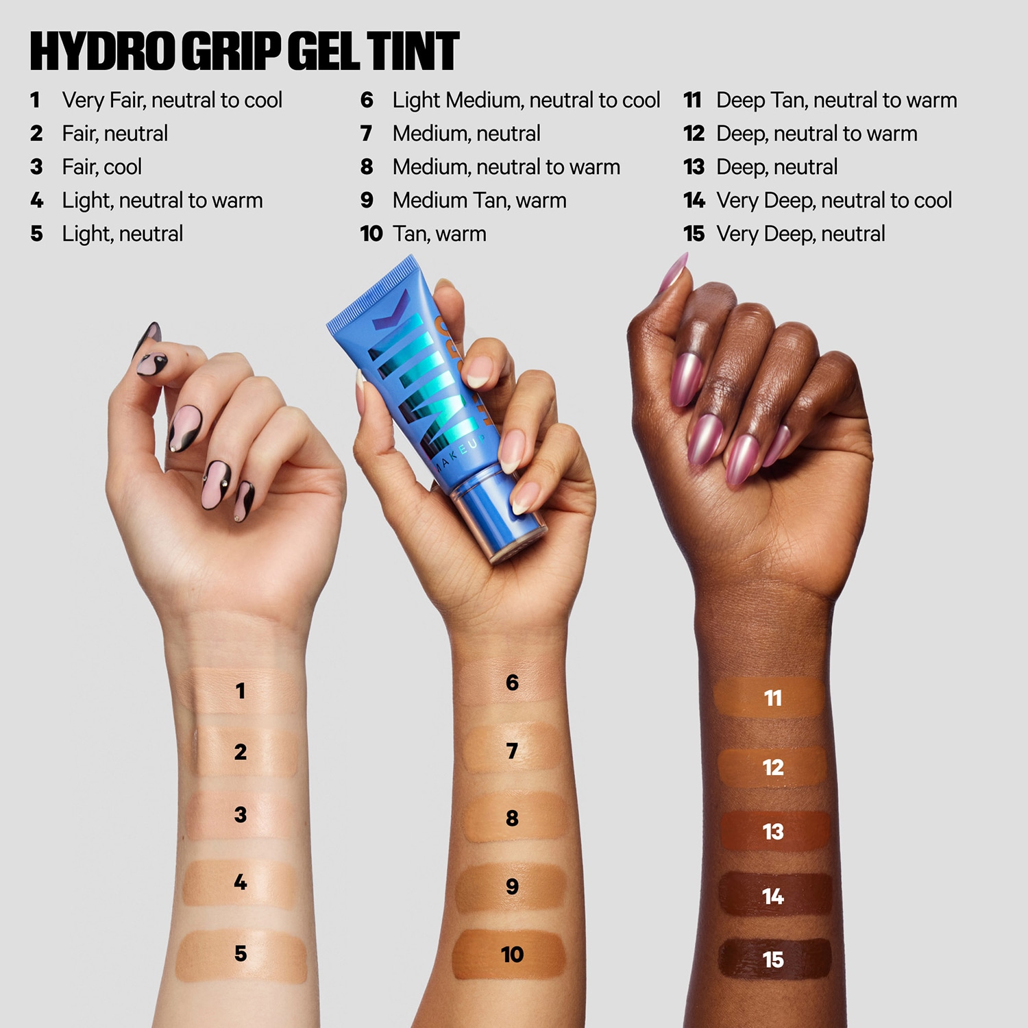 Hydro Grip Gel Tint - 12-Hour Hydrating Gel Skin Tint