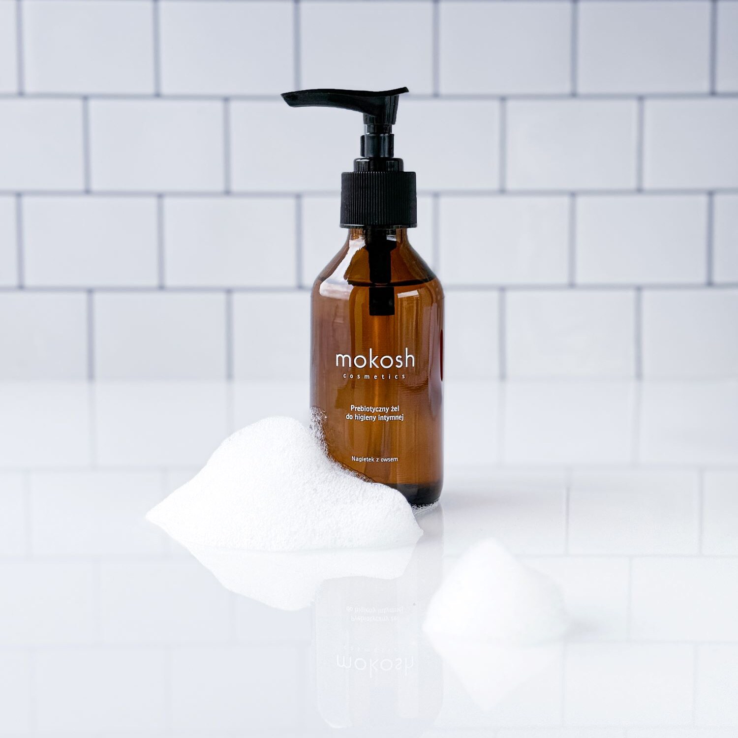 Гель для душа "Цитрусовое освежение" Mokosh Prebiotic intimate hygiene gel "Calendula with oats", 100 мл