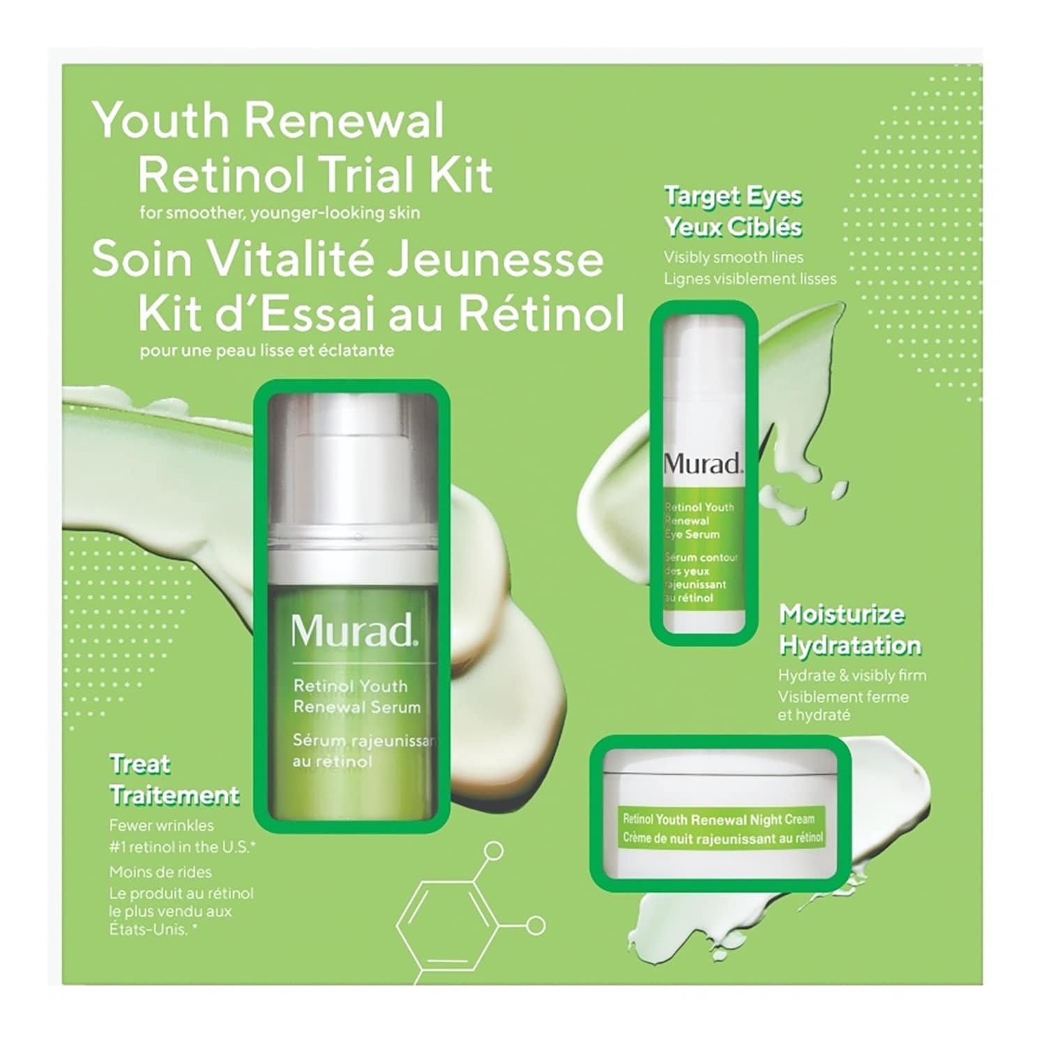 Youth Renewal Retinol - Trial Kit for smoother, younger-looking skin