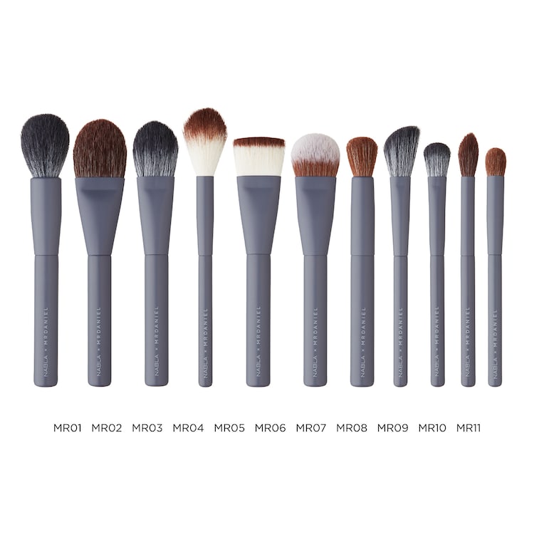 NABLA X MRDANIEL Signature Brush Set - Set 25 pennelli occhi, viso e labbra