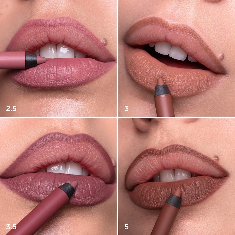 Close-Up Lip Shaper Pocket Quad - Set di 4 mini matite labbra a lunga tenuta