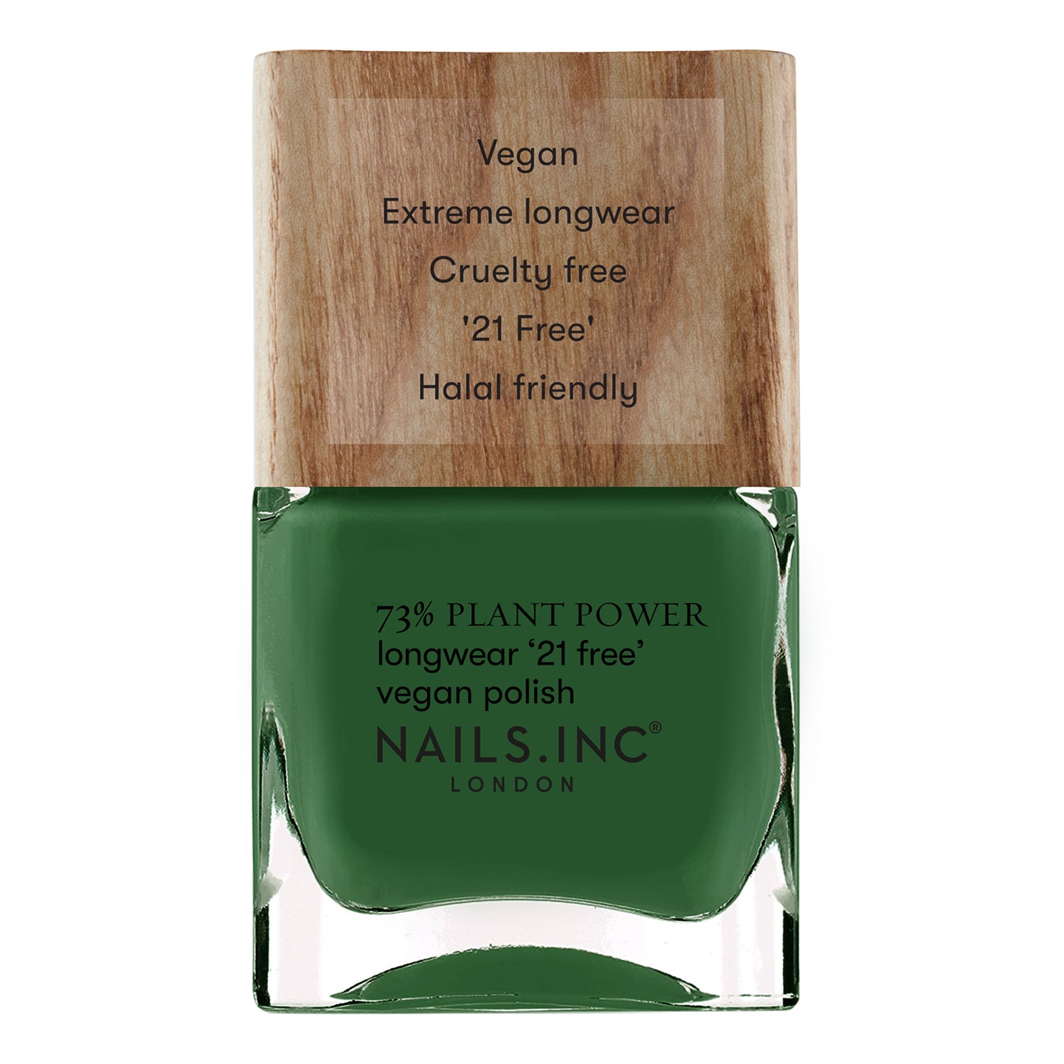 73% Plant Power - Wipe the Slate Green Nail Polish