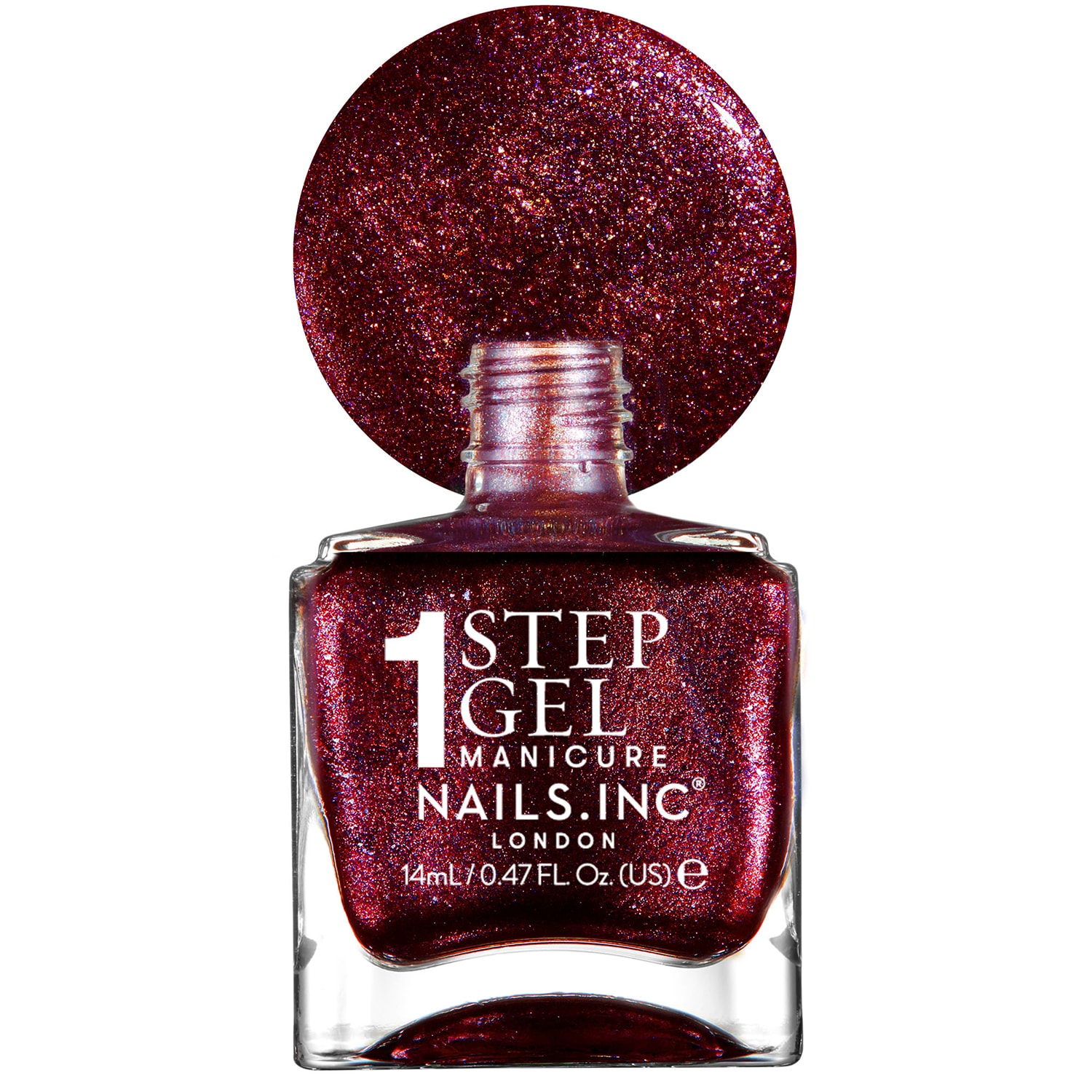 It's Topless 1-Step Gel, Cherry Noir Nail Polish Duo