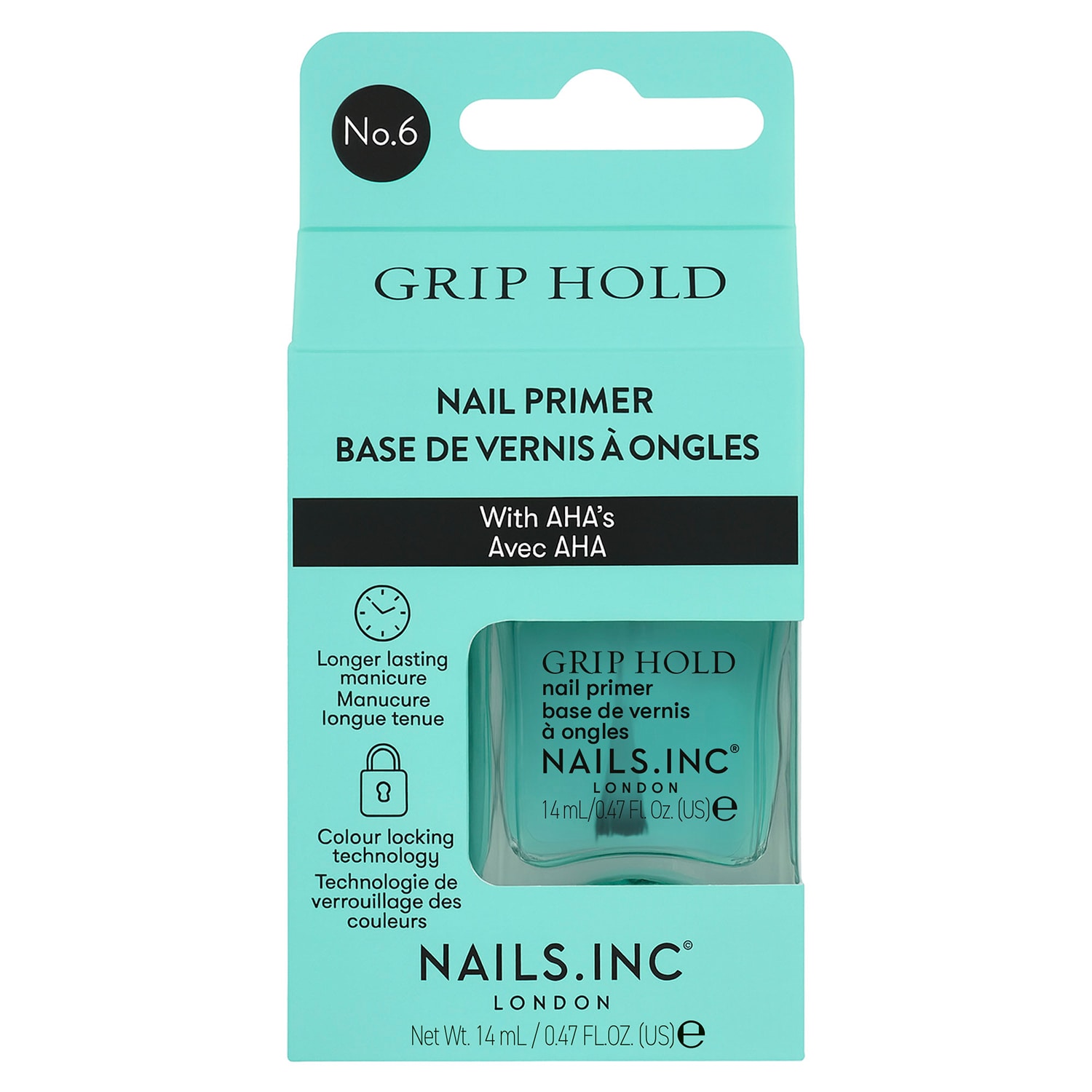 Grip Hold Nail Primer Base Coat with AHA's