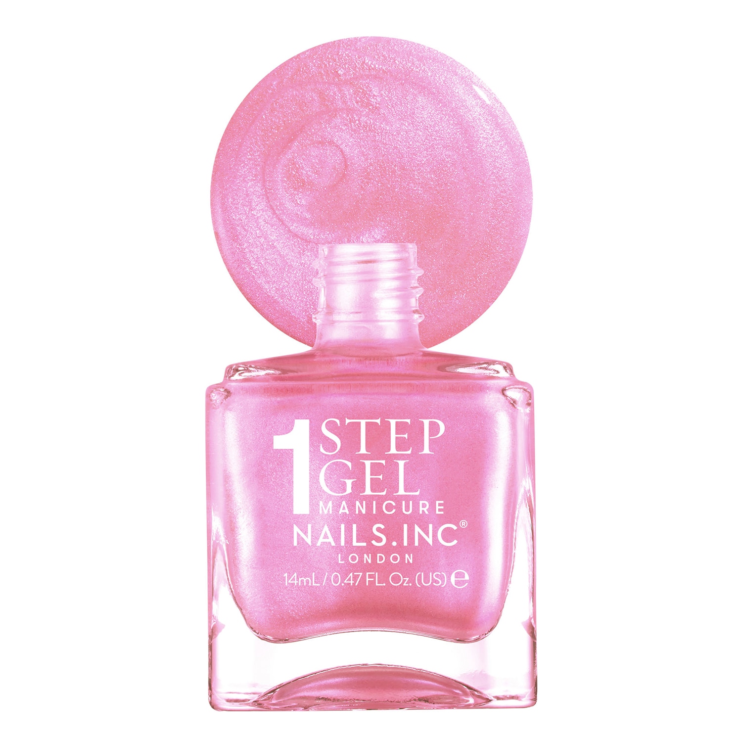 It's Topless 1-Step Gel Nail Polish, Addison, Iridescent Pink