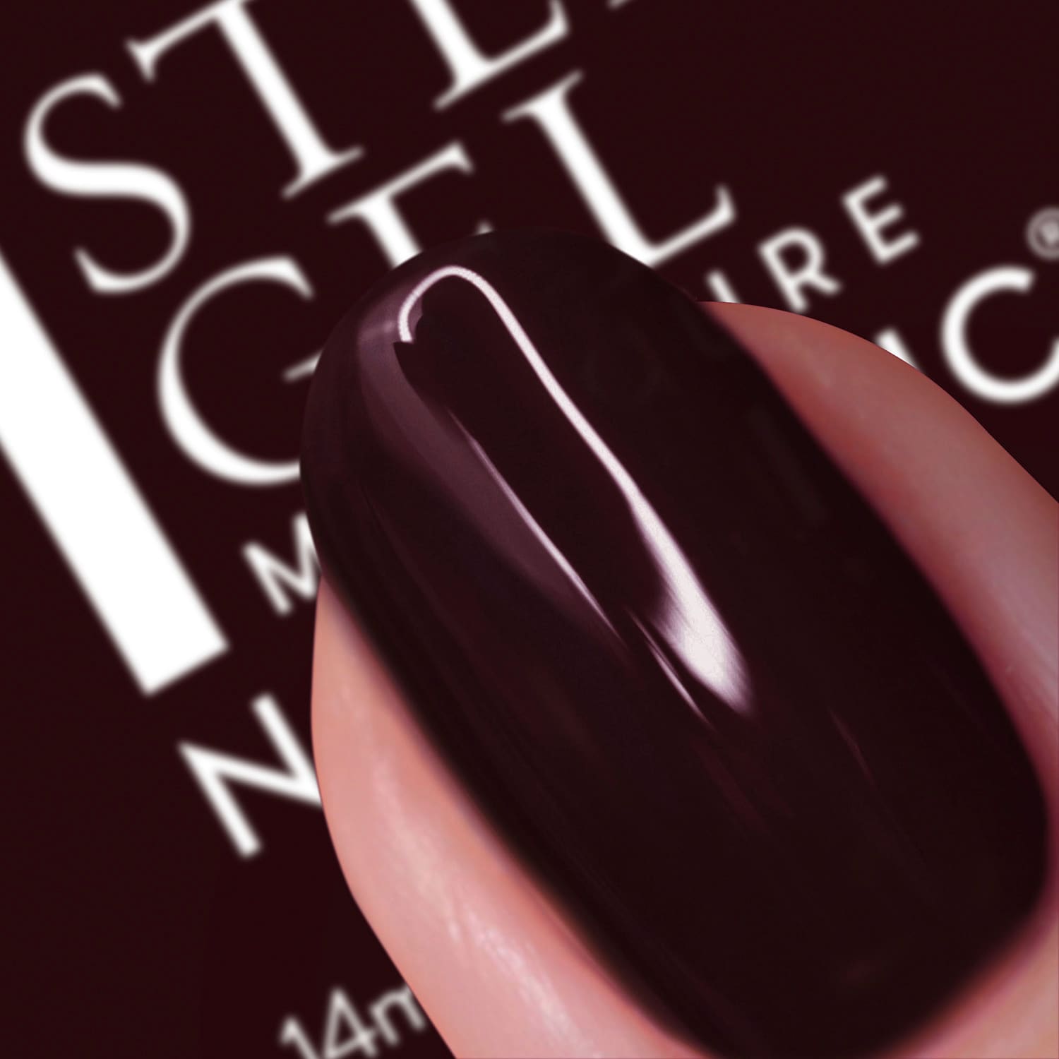 It's Topless 1-Step Gel Nail Polish, Billie, Burgundy