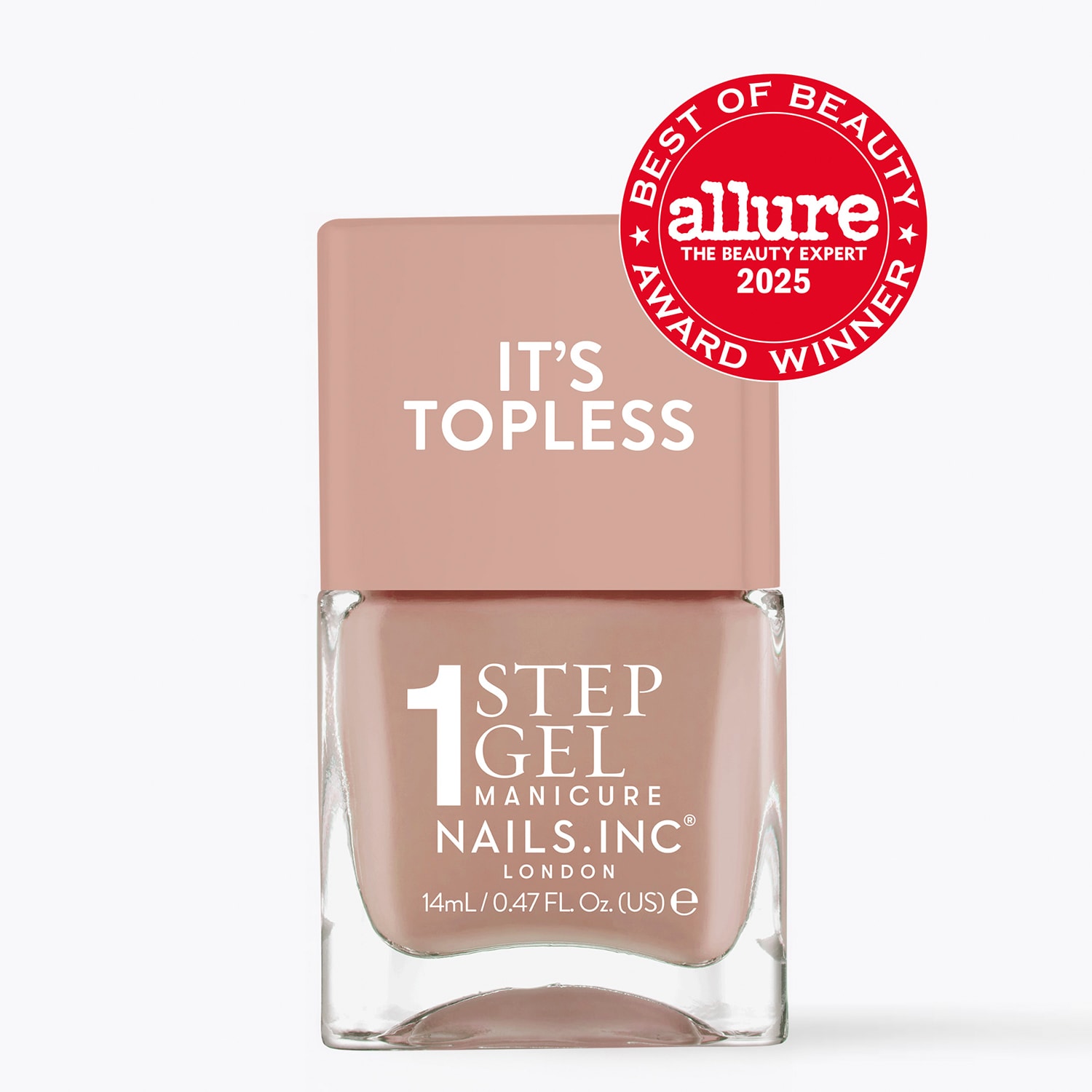 It's Topless 1-Step Gel Nail Polish, Madison, Tan Nude