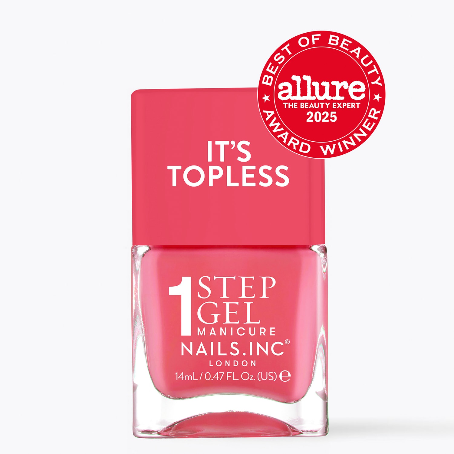 It's Topless 1-Step Gel Nail Polish, Sofia, Coral