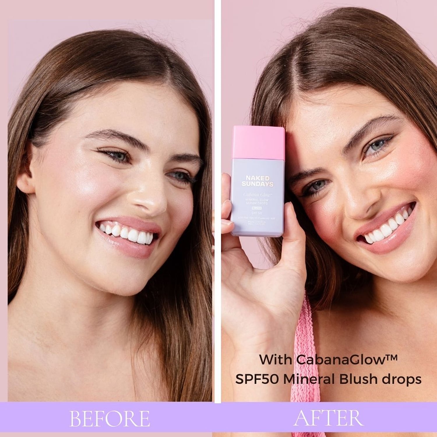 CabanaGlow Mineral Blush Drops SPF50 40ml