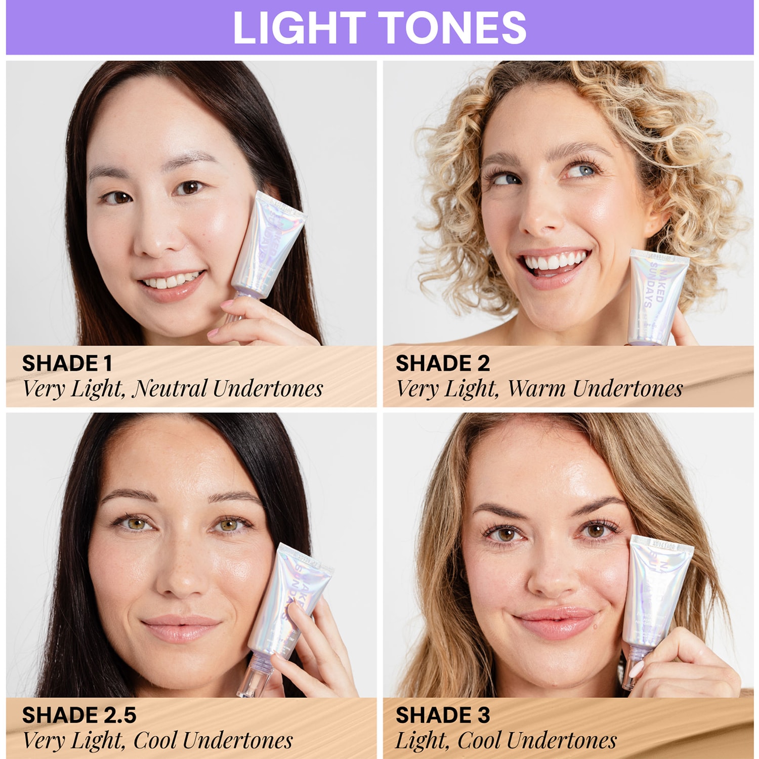 BeautyScreen™ SPF50 Peptide Foundation Tint 30ml