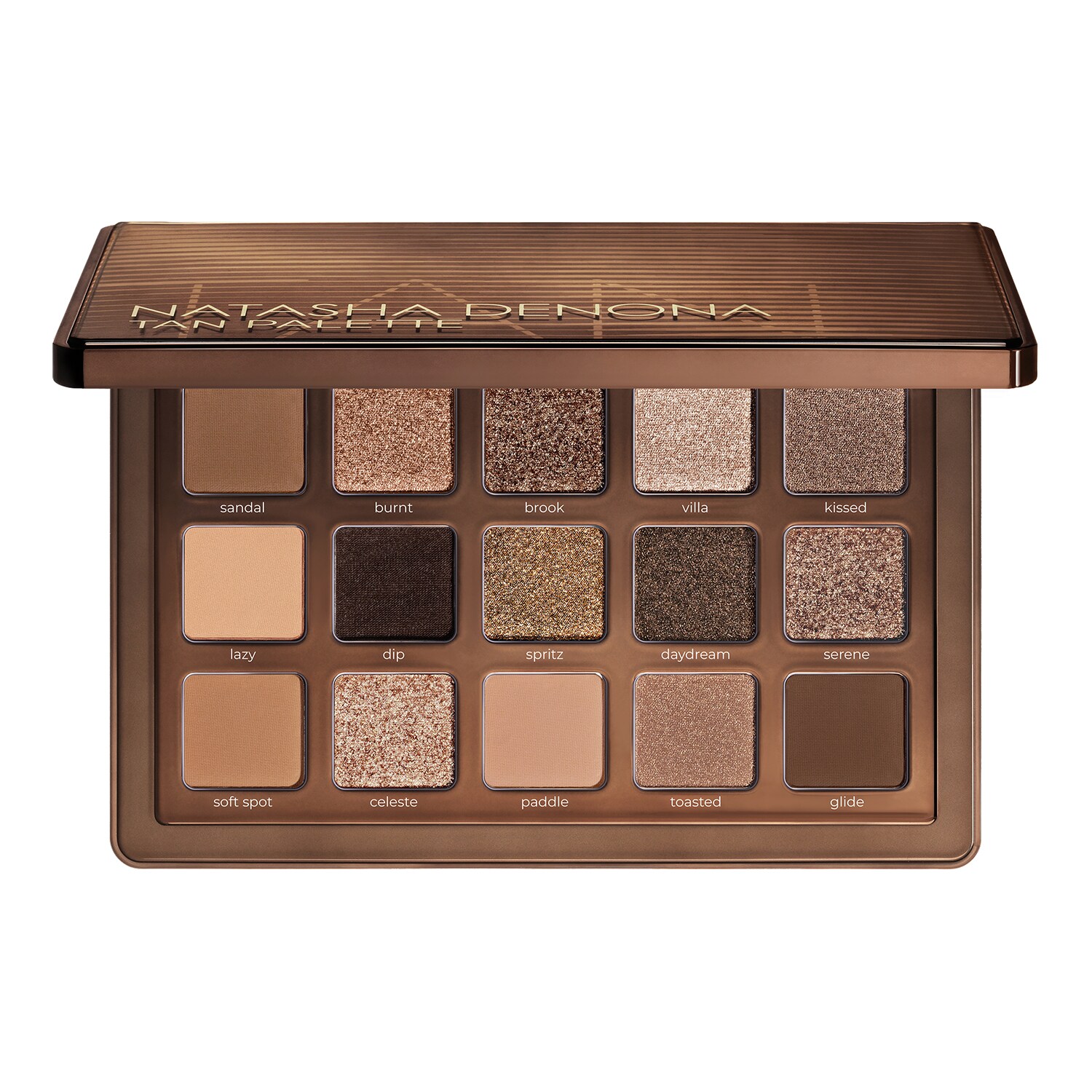 NATASHA DENONA - Tan Eyeshadow Palette - Midi paletka očních stínů