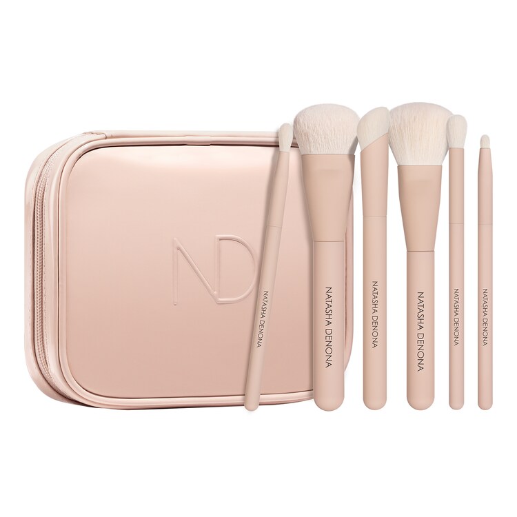 HY-GLAM Brush Kit - Kit professionnel de 6 pinceaux pour le visage et les yeux