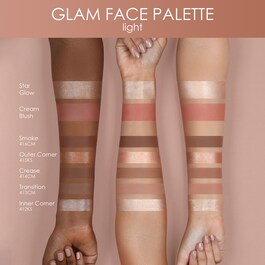 Glam Face palette - Paleta za &scaron;minkanje
