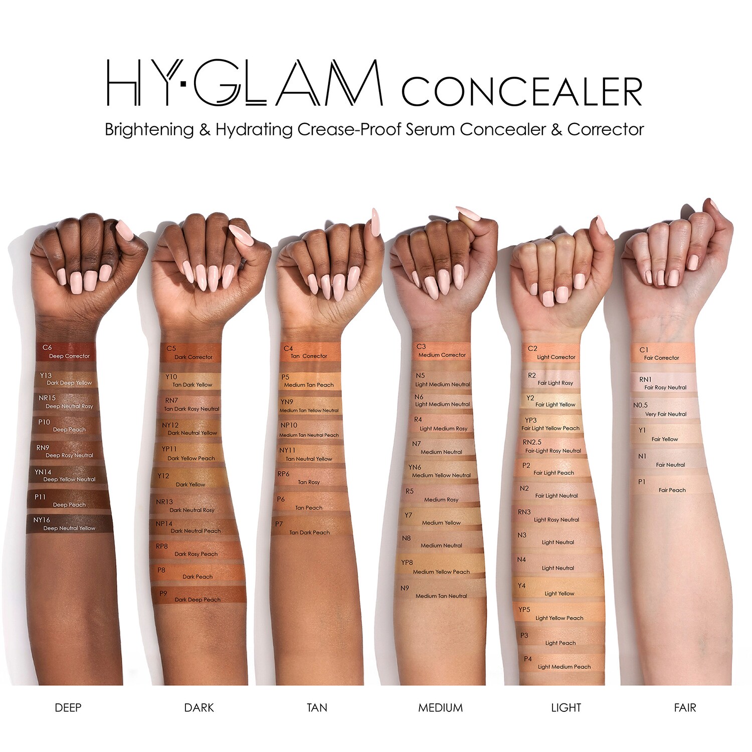 Корректор осветляющий Natasha Denona Hy-Glam Concealer, 7 мл