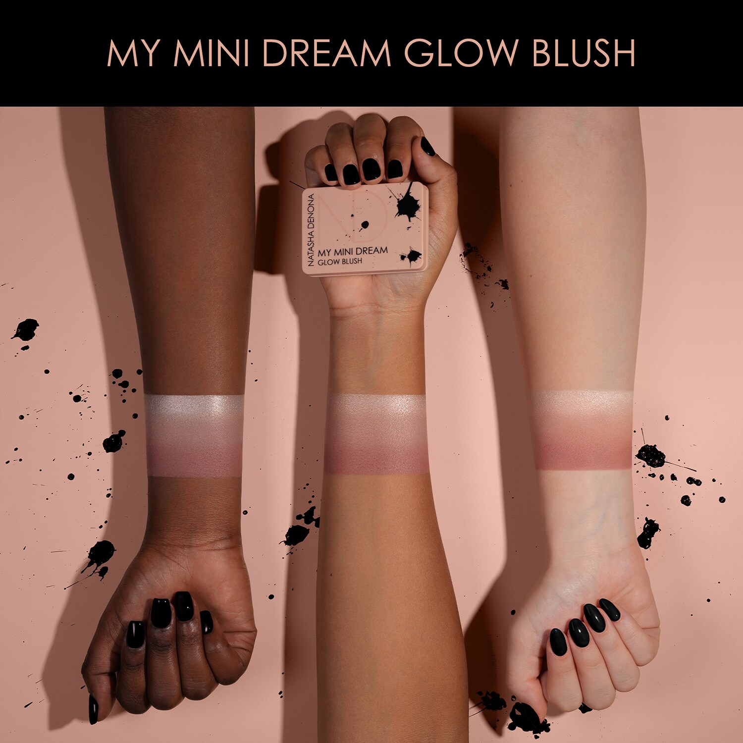 Палетка румян и хайлайтеров Natasha Denona My Mini Dream Glow Blush, 4 г