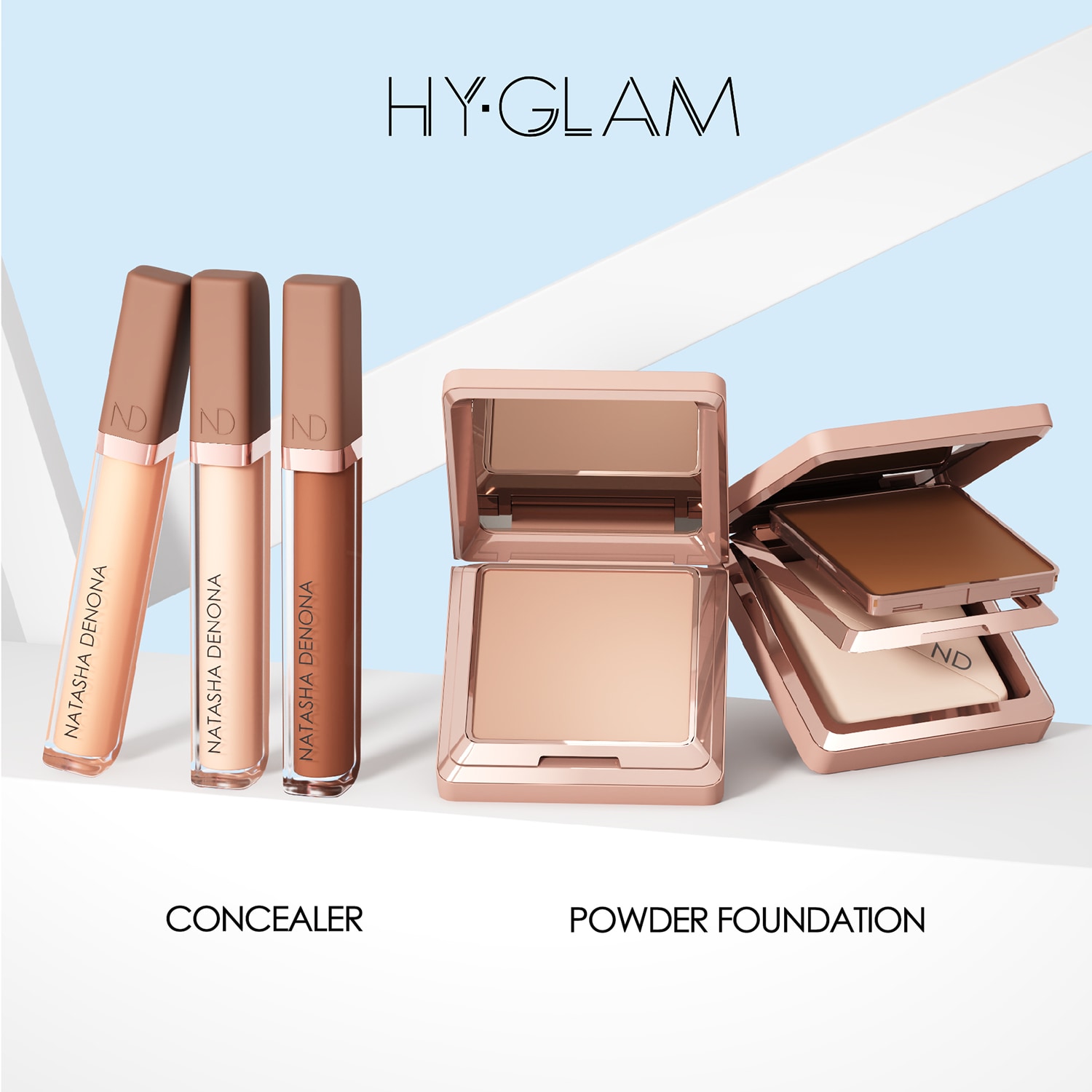 ファンデーション NATASHA DENONA HY GLAM FOUNDATION HY-GLAM Powder Foundation - Pudra Fondöten | NATASHA DENONA ≡ SEPHORA