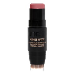 Nudies Matte Blush - Stick per blush a doppia punta, NUDESTIX