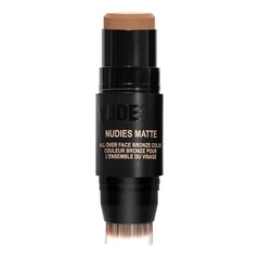 Nudies Matte Bronzer - Stick per contouring a doppia punta, NUDESTIX