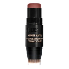 Nudies Matte Bronzer - Stick per contouring a doppia punta, NUDESTIX