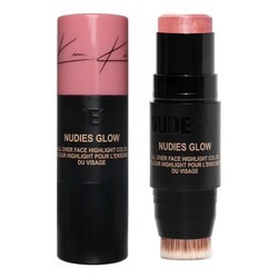 Nudies All Over Face Color Bronze + Glow - Stick Bronzant + Highlighter
